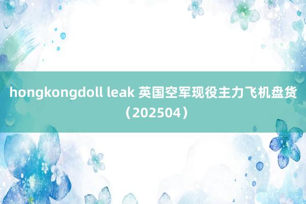 hongkongdoll leak 英国空军现役主力飞机盘货（202504）