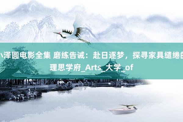 小泽圆电影全集 磨练告诫：赴日逐梦，探寻家具缱绻的理思学府_Arts_大学_of