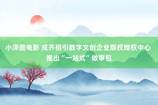 小泽圆电影 成齐招引数字文创企业版权维权中心 推出“一站式”做事包
